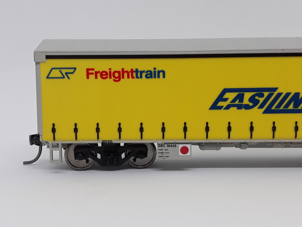 RTR007 QSC Tautliner Wagon Pack 2 As Built RTR HOn3½