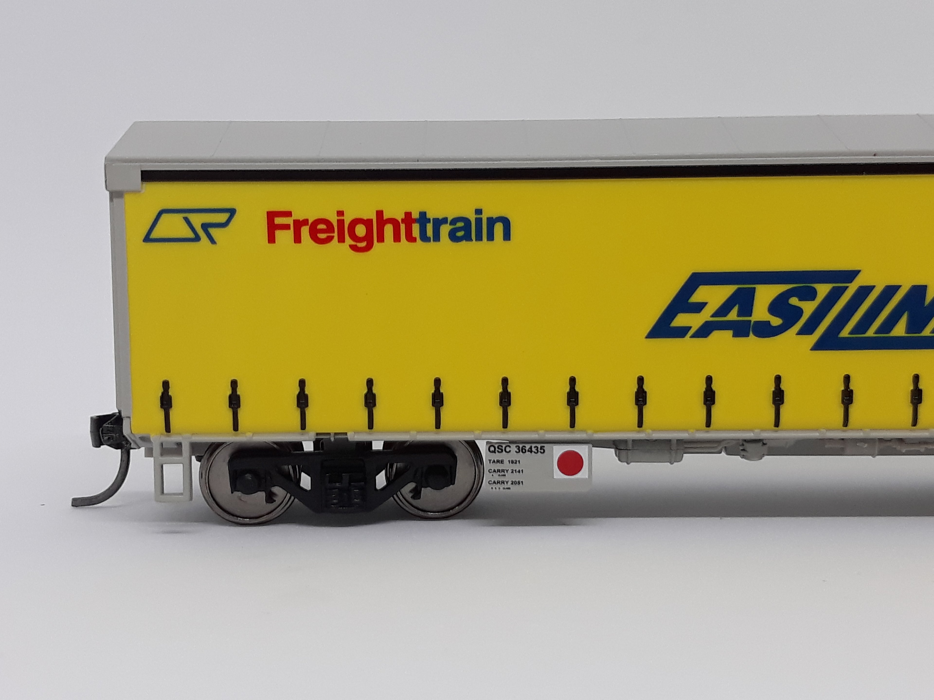 RTR006 QSC Tautliner Wagon Pack 1 As Built RTR HOn3½