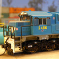 RTR068 2486 QR Blue As Built 2470 Class RTR HOn3½