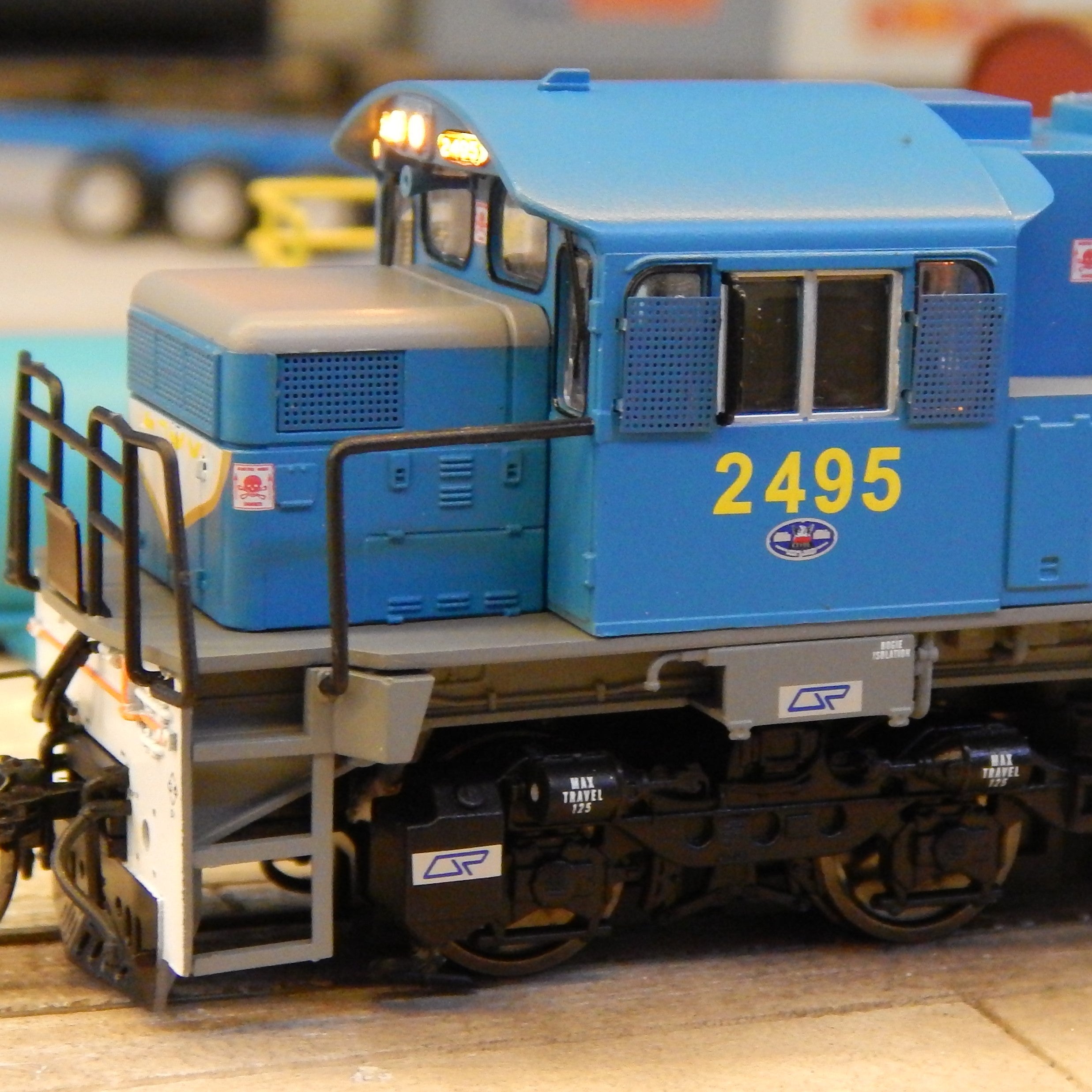 RTR069 2495 QR Blue As Built 2470 Class RTR HOn3½