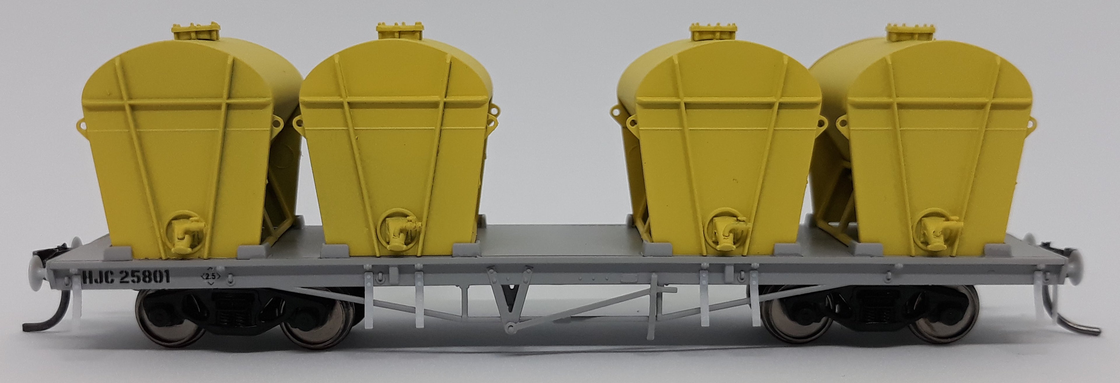 RTR035HO HJC Cement Wagon Pack 5 RTR HO