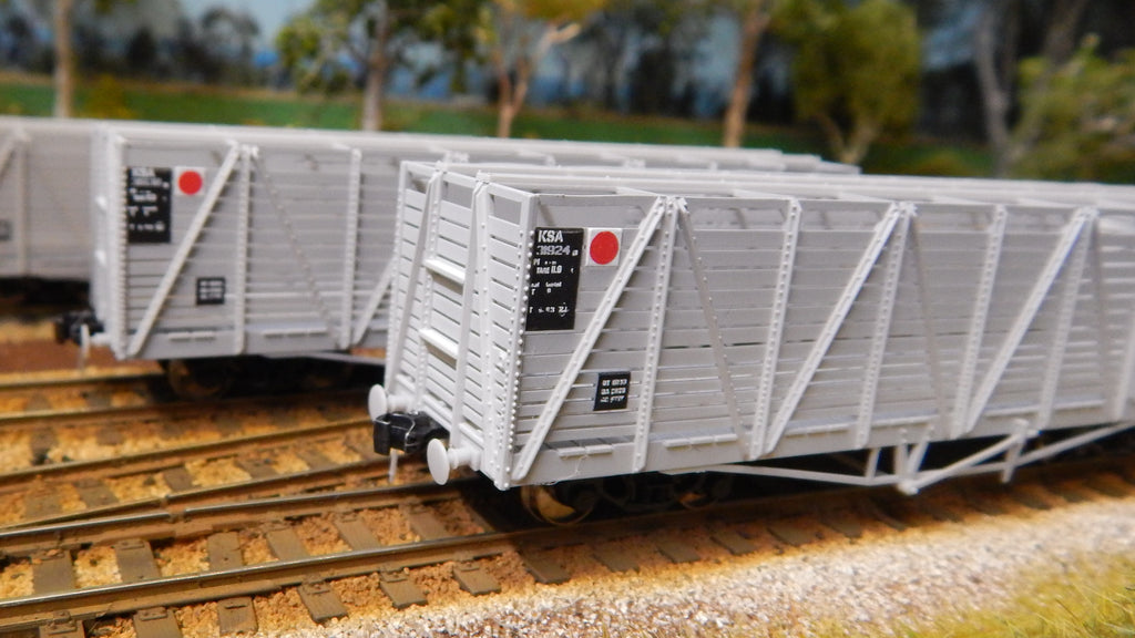 RTR022HO KSA Cattle Wagon Pack 2 RTR HO